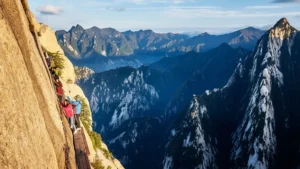 Mount Hua Shan Where Peaks Touch Sky