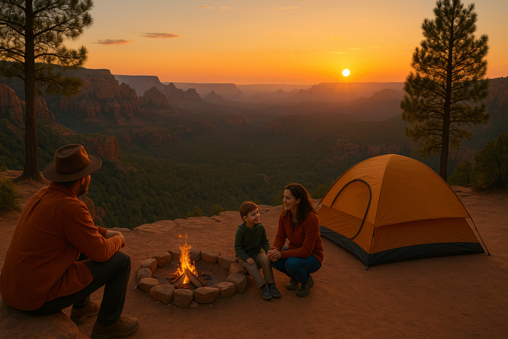 best time to camp at Edge of the World Sedona (1)