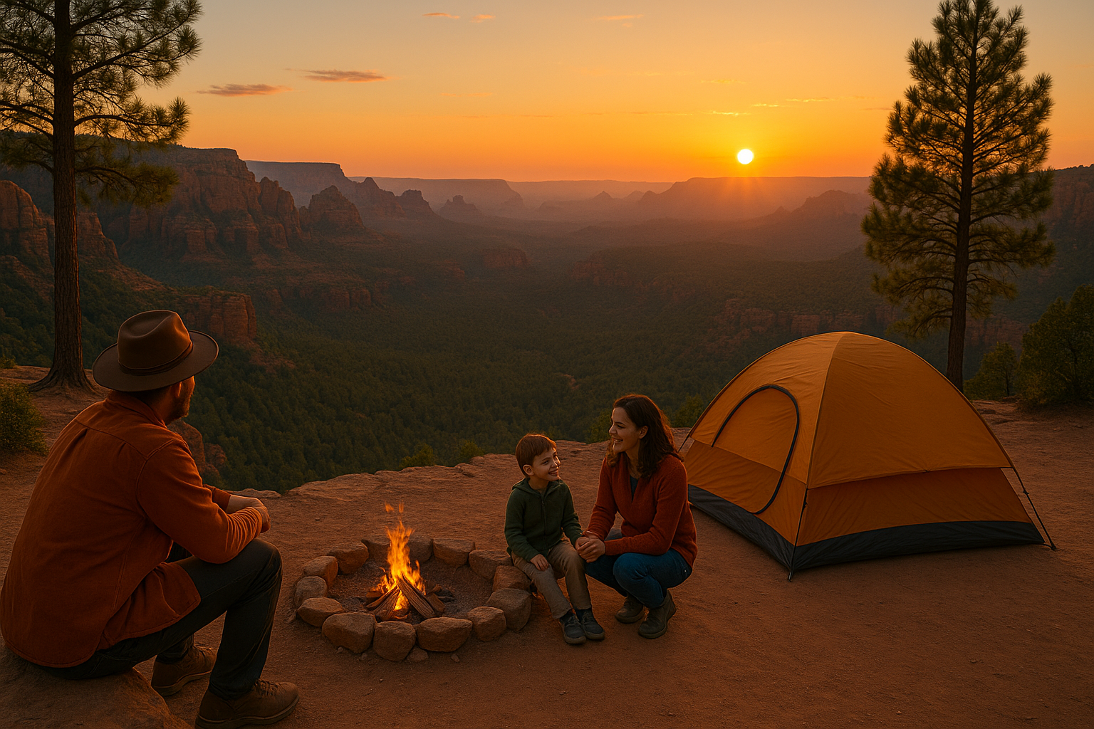 best time to camp at Edge of the World Sedona (1)