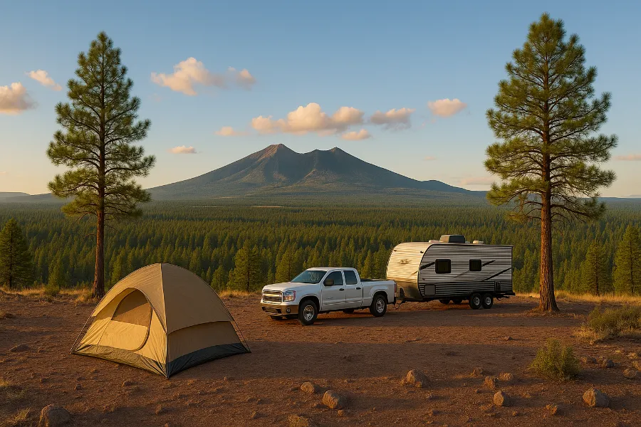 dispersed camping near Flagstaff with views (2)