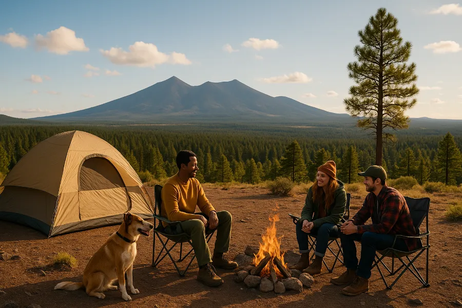 dispersed camping near Flagstaff with views (3)