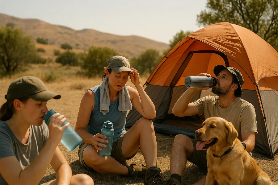 how to keep a tent cool in the summer 3