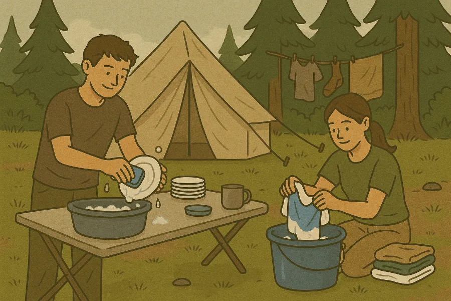 how to stay clean while camping (3)