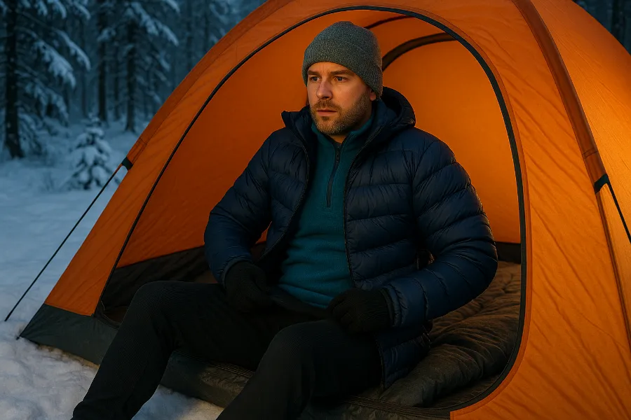 how to stay warm in a tent 2
