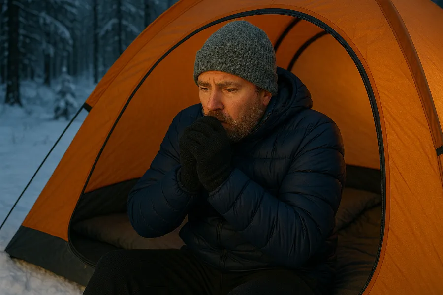 how to stay warm in a tent 3
