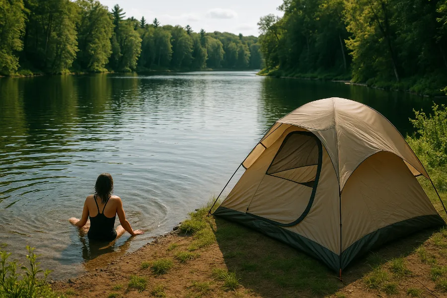 ways to stay cool while camping 2