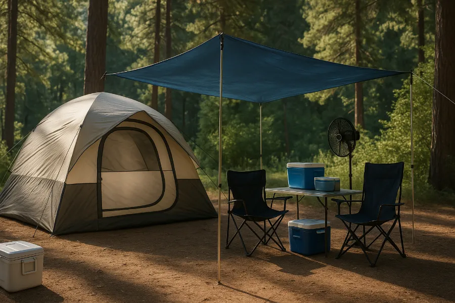 ways to stay cool while camping 5