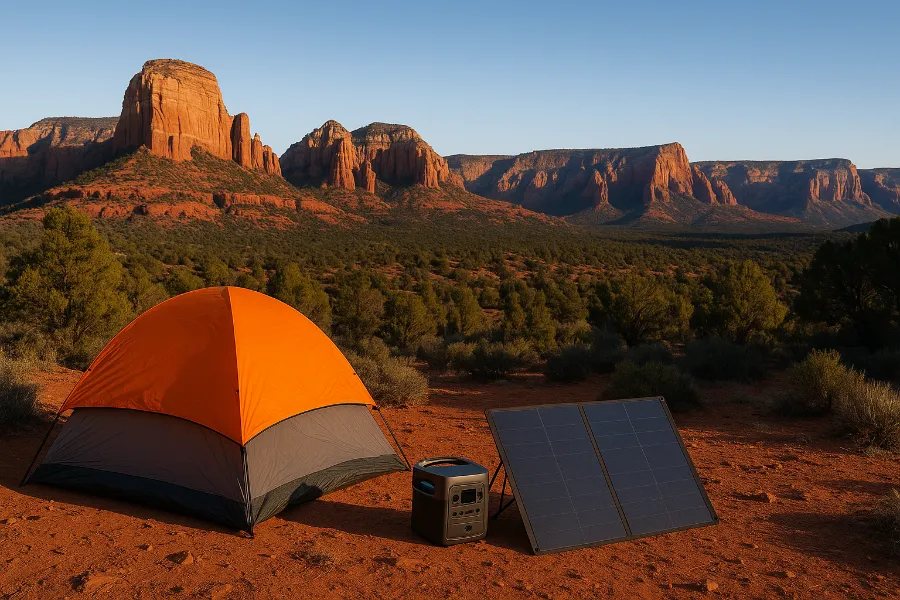 free camping with Sedona red rock views (1)